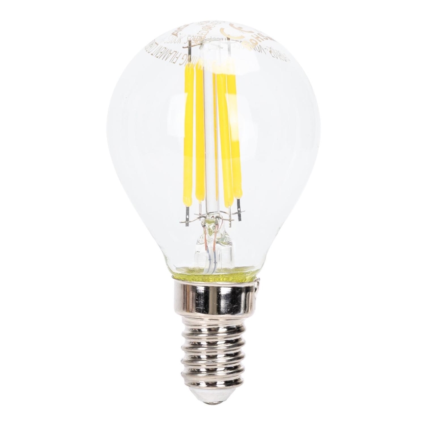 Dimbare LED Lamp FILAMENT G45 E14/4W/230V 6500K - Aigostar