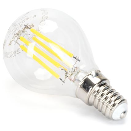 Dimbare LED Lamp FILAMENT G45 E14/4W/230V 6500K - Aigostar
