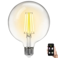 Dimbare LED Lamp FILAMENT MESH Smart G125 E27/6W/230V 2700-6500K - Aigostar