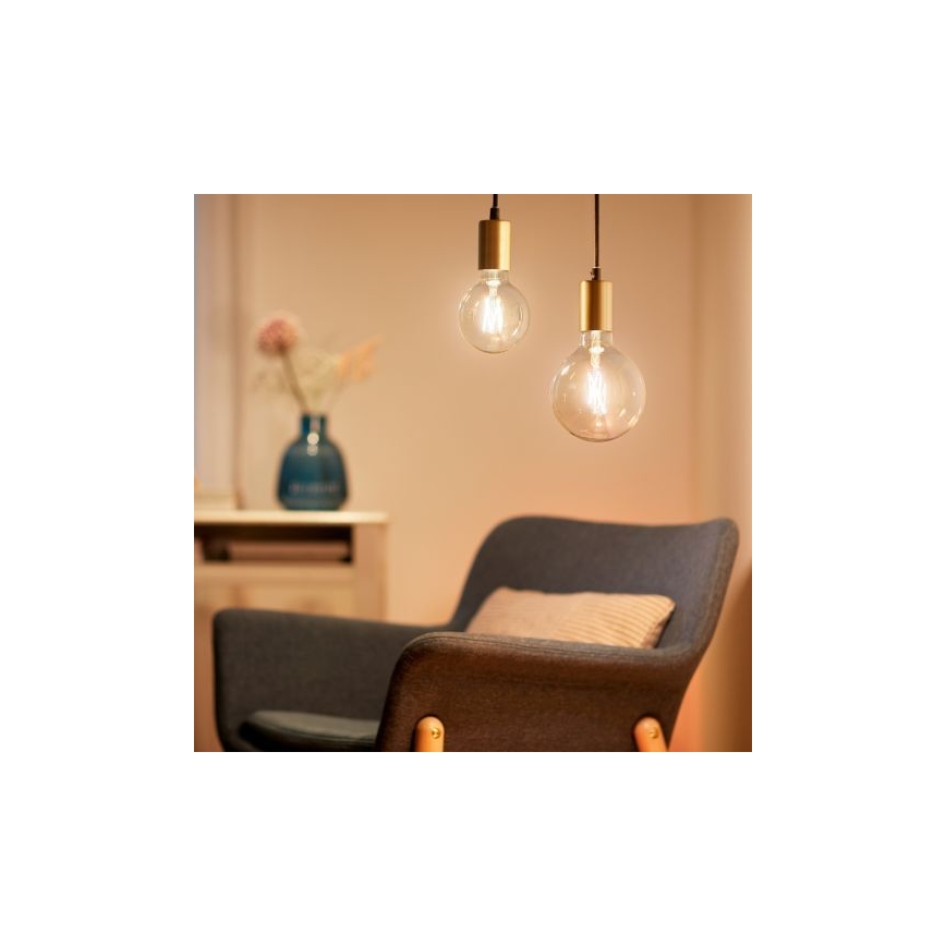Dimbare LED Lamp FILAMENT G125 E27/7W/230V 2700-6500K CRI 90 Wi-Fi - WiZ