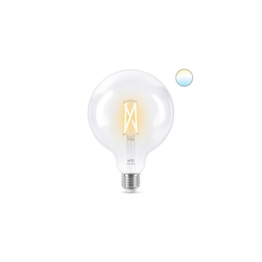 Dimbare LED Lamp FILAMENT G125 E27/7W/230V 2700-6500K CRI 90 Wi-Fi - WiZ