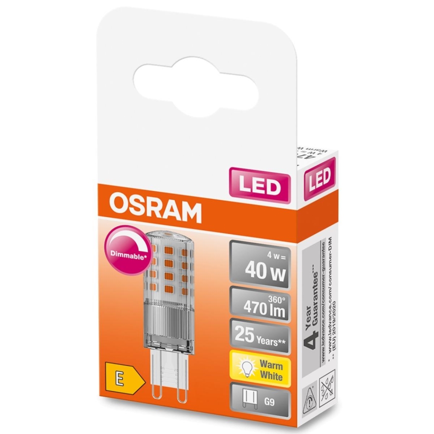 Dimbare LED Lamp G9/4W/230V 2700K - Osram