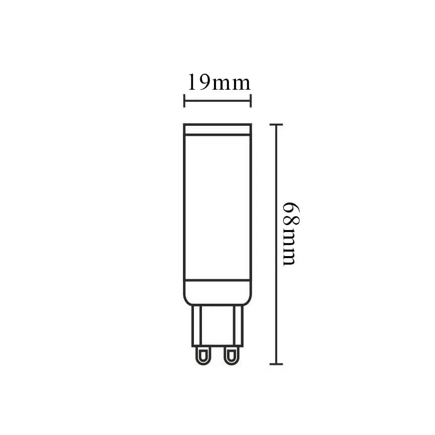 Dimbare LED Lamp G9/6W/230V 2800K