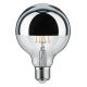 Dimbare LED Lamp met een mirror cap GLOBE E27/6,5W/230V - Paulmann 28673