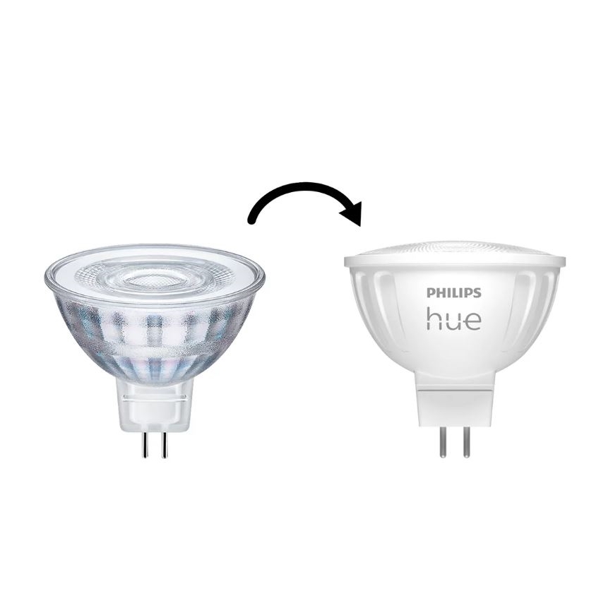 Dimbare LED Lamp Philips Hue White Ambiance GU5,3/MR16/5,1W/12V 2200-6500K