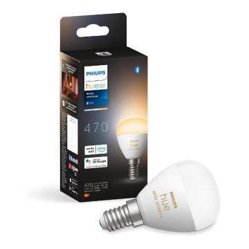 Dimbare LED Lamp Philips Hue WHITE AMBIANCE P45 E14/5,1W/230V 2200-6500K