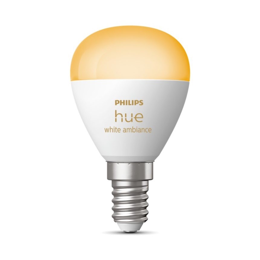 Dimbare LED Lamp Philips Hue WHITE AMBIANCE P45 E14/5,1W/230V 2200-6500K