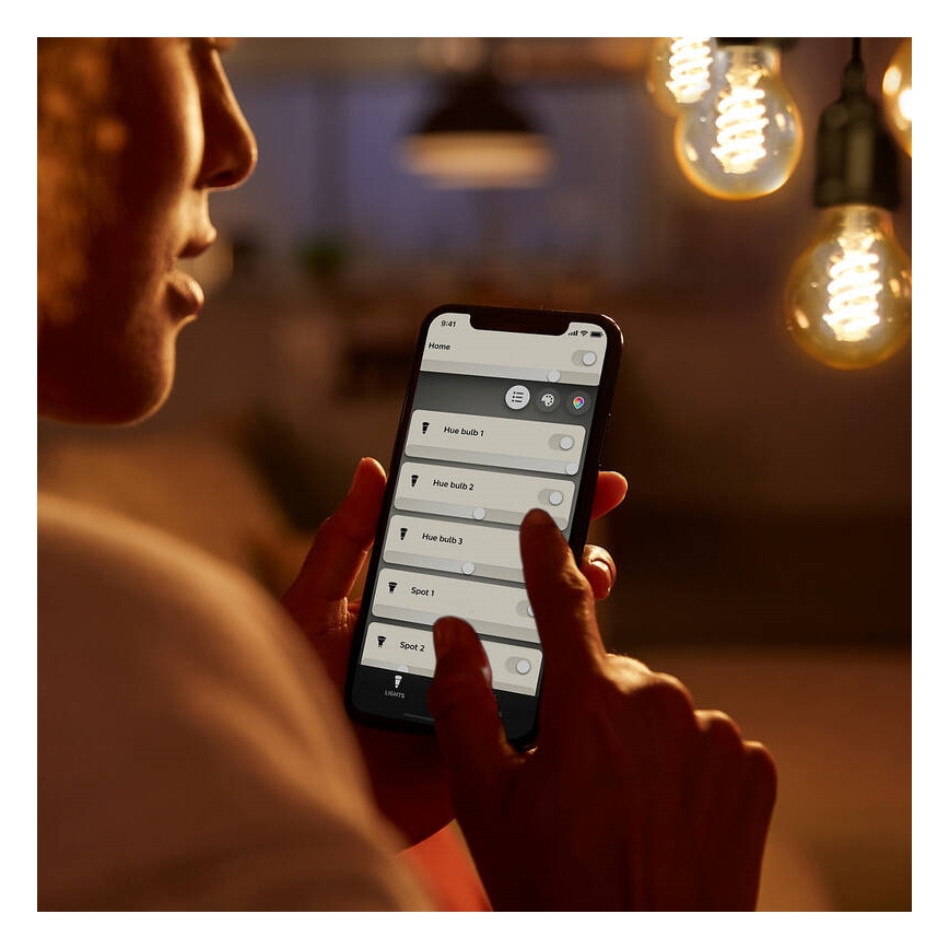 Dimbare LED Lamp Philips Hue WHITE FILAMENT G93 E27/7,2W/230V 2100K