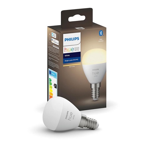 partitie pastel segment Philips - Dimbare LED lamp Philips Hue WHITE P45 E14/5,5W/230V 2700K |  Lumimania