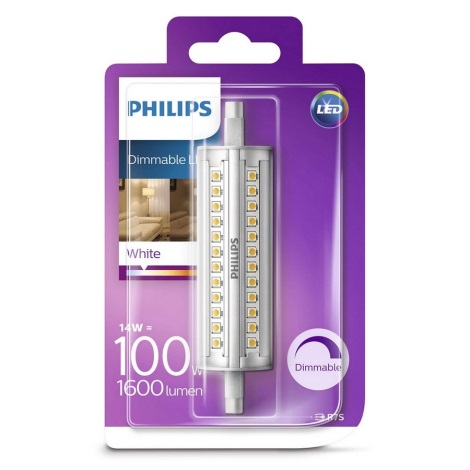 Dimbare LED Lamp Philips R7s/14W/230V 3000K 118mm