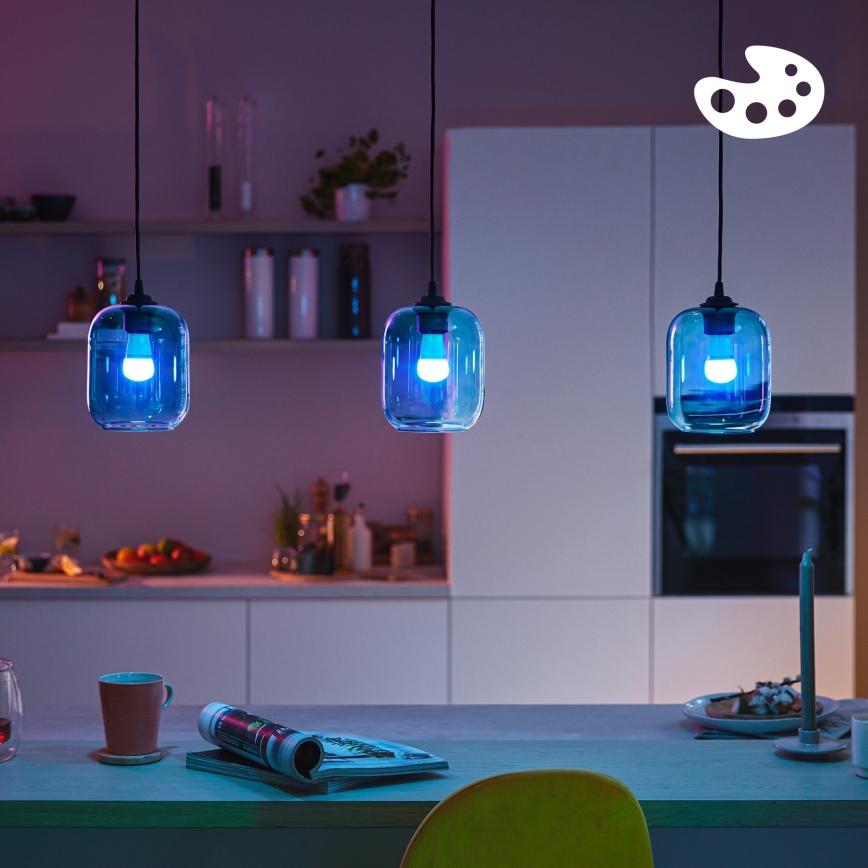 LED RGB dimbare lamp Philips SMART P45 E14/4,9W/230V 2200-6500K CRI 90