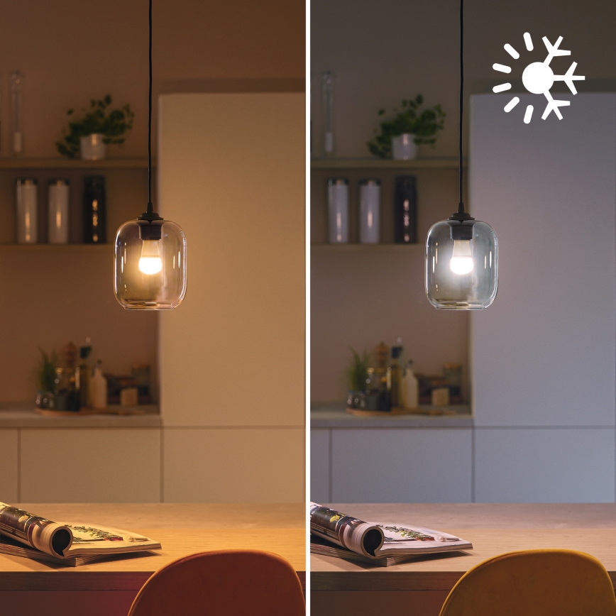 LED RGB dimbare lamp Philips SMART P45 E14/4,9W/230V 2200-6500K CRI 90