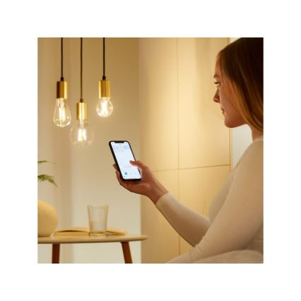 Dimbare LED Lamp FILAMENT ST64 E27/6,7W/230V 2700-6500K CRI 90 Wi-Fi - WiZ