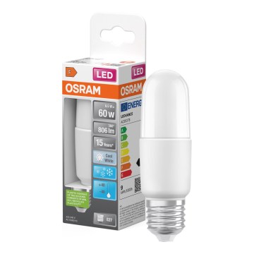Dimbare LED-lamp STICK E27/8,5W/230V 4000K - Osram