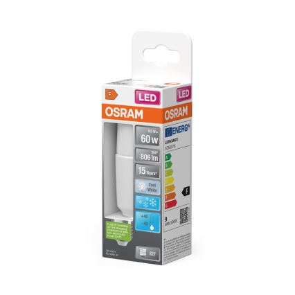 Dimbare LED-lamp STICK E27/8,5W/230V 4000K - Osram