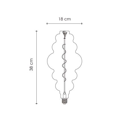 Dimbare LED Lamp VINTAGE EDISON E27/4W/230V 3000K CRI 90