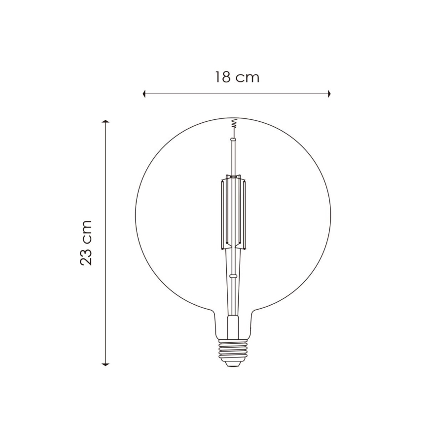 Dimbare LED Lamp VINTAGE EDISON G180 E27/4W/230V 2700K