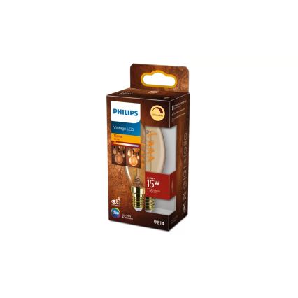 Dimbare LED-lamp VINTAGE Philips E14/2,5W/230V 1800K