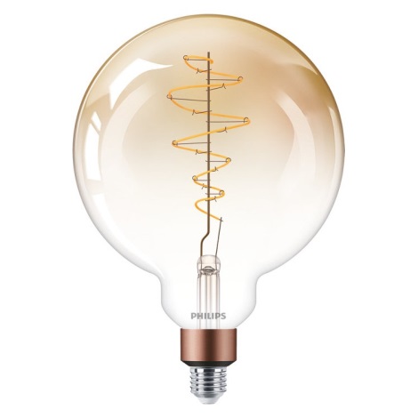 Slepen Harnas Veeg Dimbare LED Lamp VINTAGE Philips G200 E27/4,5W/230V 1800K | Lumimania