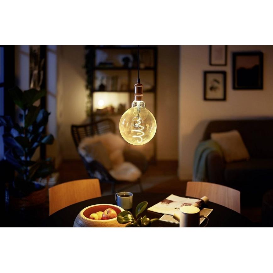 Dimbare LED Lamp VINTAGE Philips G200 E27/7W/230V 2000K