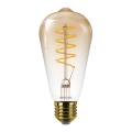 Dimbare LED Lamp VINTAGE Philips ST64 E27/4,5W/230V 1800K