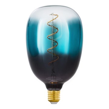 Dimbare LED-lamp VINTAGE T120 E27/4W/230V 2000K blauw - Eglo 110224