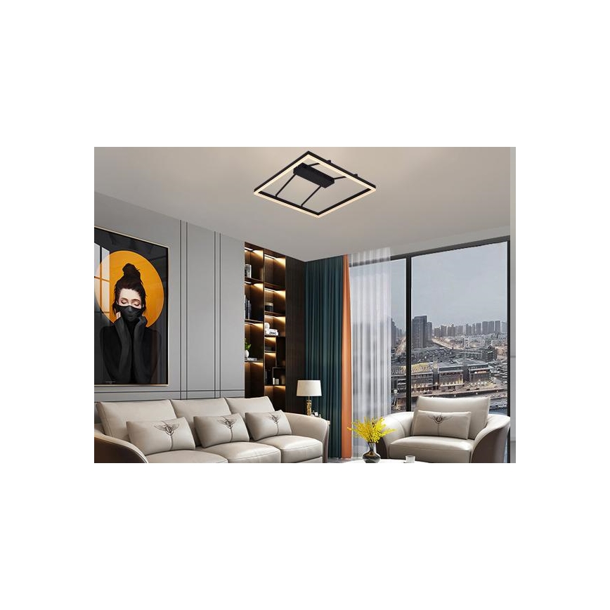 Dimbare LED-opbouwluchter LED/55W/230V 3000-6500K + afstandsbediening