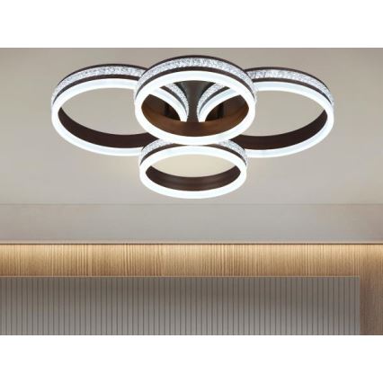 Dimbare LED-opbouwplafondlamp LED/150W/230V 3000-6500K + afstandsbediening