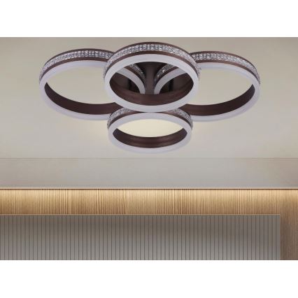 Dimbare LED-opbouwplafondlamp LED/150W/230V 3000-6500K + afstandsbediening