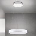Dimbare LED-pendellamp aan kabel KOLK LED/40W/230V 2700/3000/4000K ø 40 cm wit