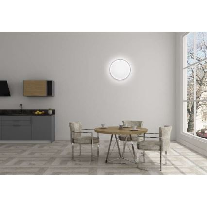 Dimbare LED Plafond Lamp LED/24W/230V + afstandsbediening rond