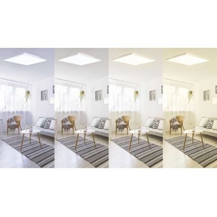 Dimbare LED Plafond Lamp LED/36W/230V + afstandsbediening vierkant