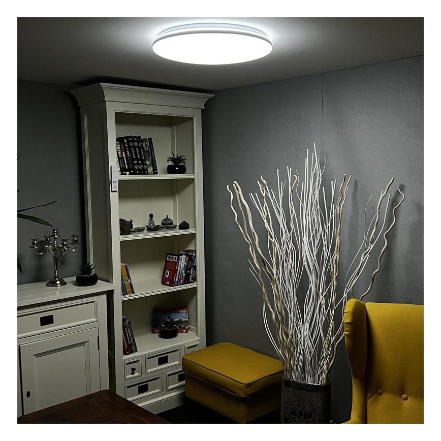 Dimbare LED Plafond Lamp LED/48W/230V 2700-6500K Wi-Fi Tuya + afstandsbediening