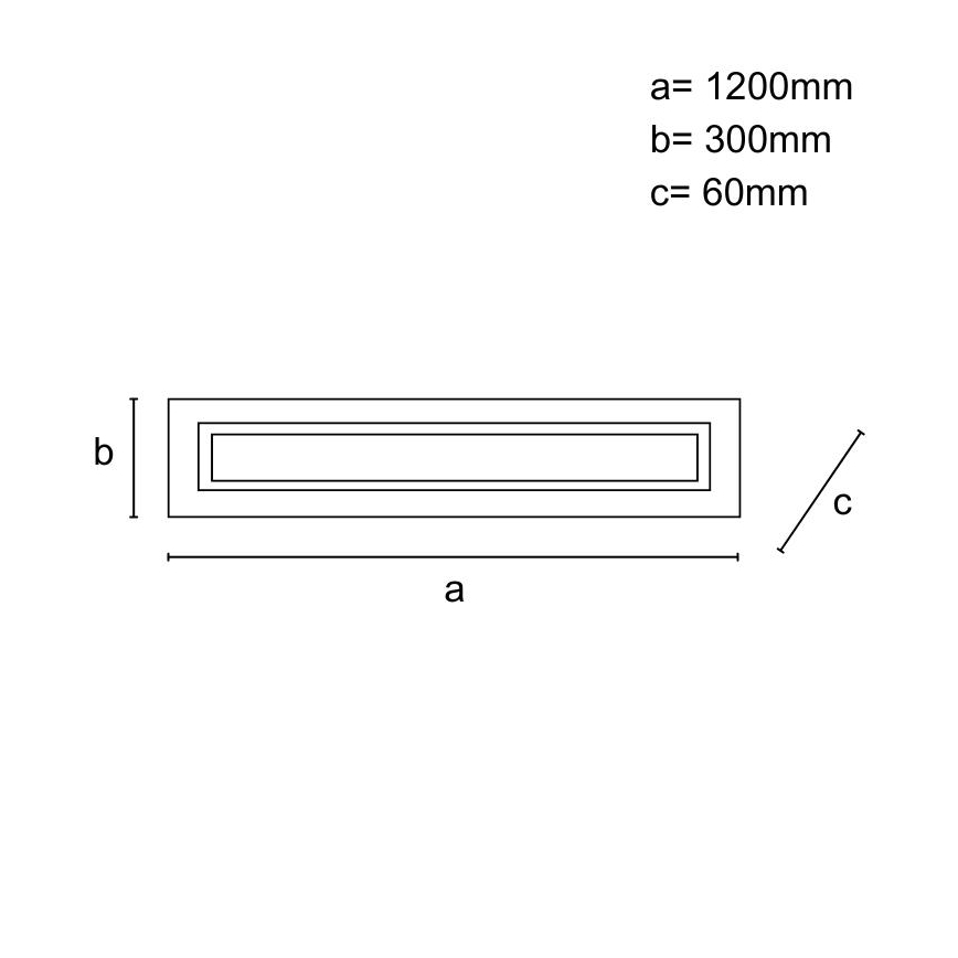Dimbare LED-plafondlamp 55W/230V 3000-6500K + afstandsbediening