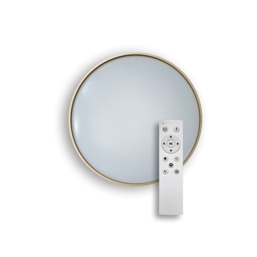 Dimbare LED plafondlamp DRINA LED/36W/230V 2700-6500K diameter 50 cm + afstandsbediening