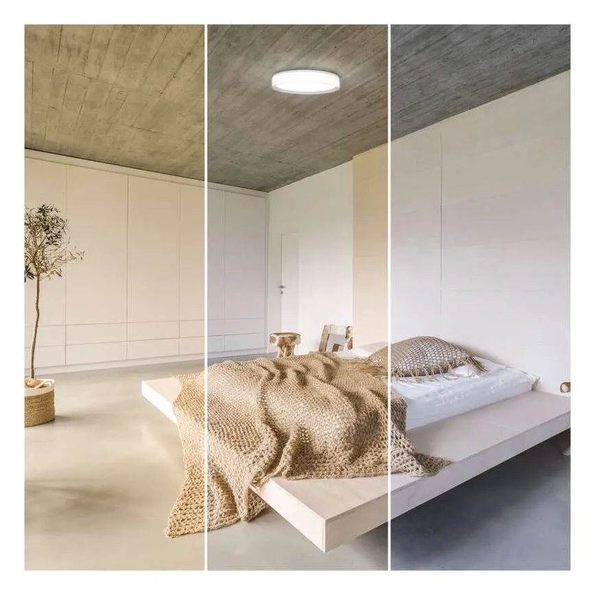 Dimbare LED plafondlamp GoSmart LED/30W/230V diameter 40 cm 2700-6500K Wi-Fi Tuya + afstandsbediening