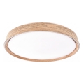 Dimbare LED-plafondlamp ILVI LED/45W/230V 2700-6500K Ø 50 cm beige + afstandsbediening