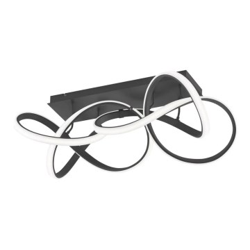 Dimbare LED-plafondlamp INDIGO LED/64W/230V zwart