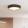 Dimbare LED plafondlamp LARIOS LED/48W/230V 3000-6500K diameter 39 cm zwart + afstandsbediening