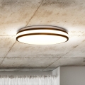 Dimbare LED plafondlamp LASKOS LED/48W/230V 3000-6500K zwart + afstandsbediening