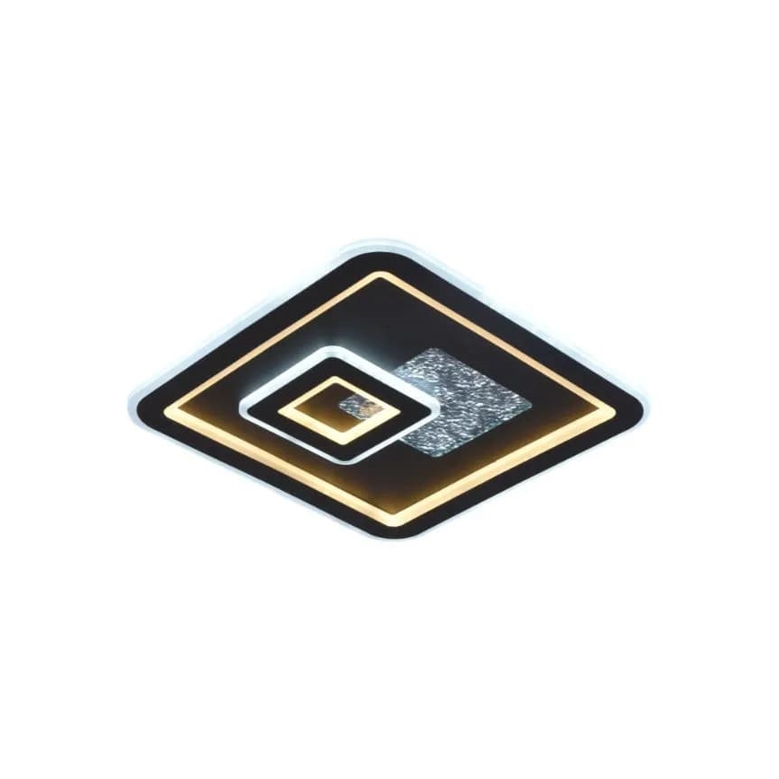 Dimbare LED plafondlamp LED/110W/230V 3000-6500K zwart + afstandsbediening