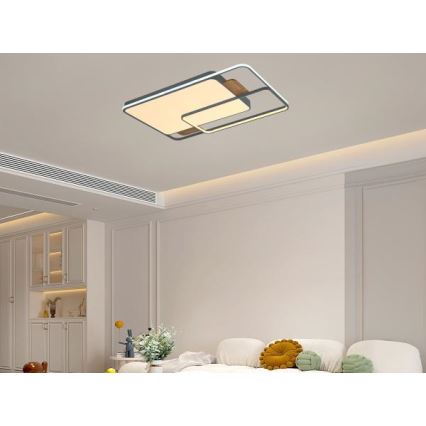 Dimbare LED-plafondlamp LED/280W/230V 3000-6500K + met afstandsbediening
