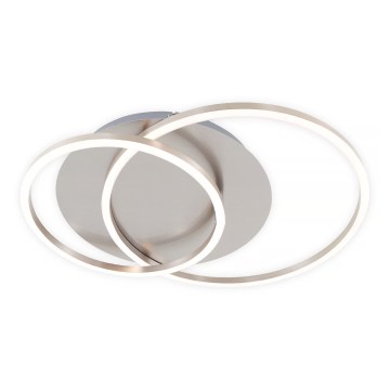 Dimbare LED-plafondlamp LED/28W/230V 3000K mat chroom