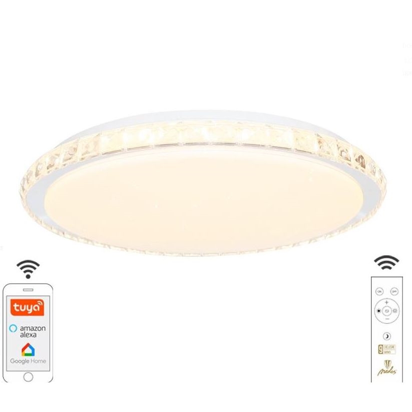 Dimbare LED Plafondlamp LED/48W/230V 2700-6500K Wi-Fi Tuya + AB