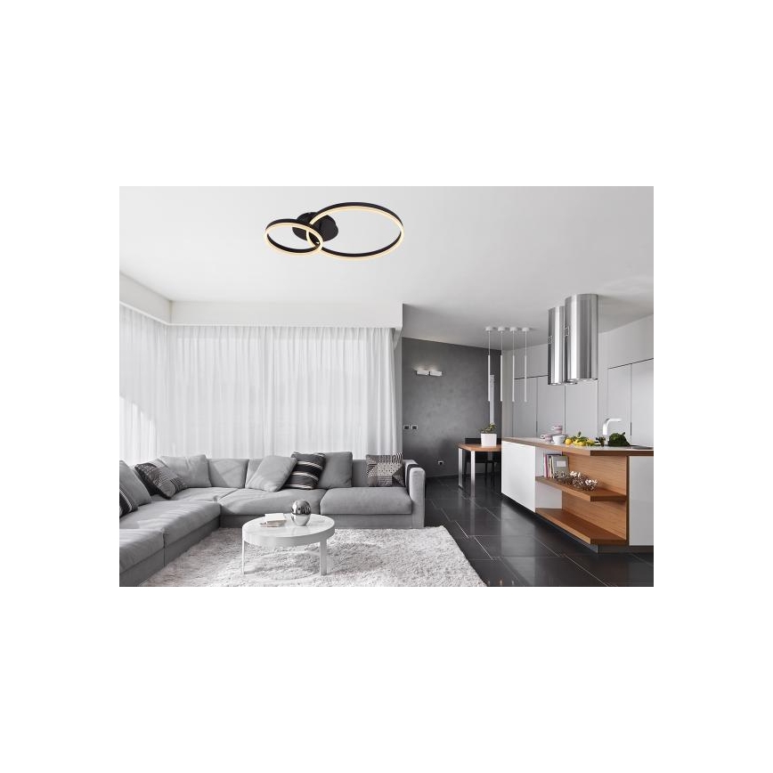 Dimbare LED-plafondlamp LED/55W/230V 3000-6500K + afstandsbediening
