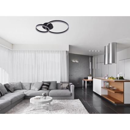 Dimbare LED-plafondlamp LED/55W/230V 3000-6500K + afstandsbediening