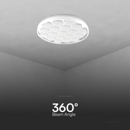 Dimbare LED Plafondlamp LED/60W/230V 3000/4000/6500K + afstandsbediening