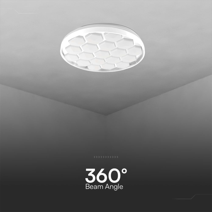 Dimbare LED Plafondlamp LED/60W/230V 3000/4000/6500K + afstandsbediening