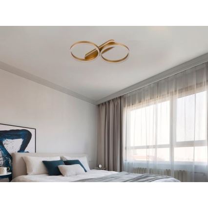 Dimbare LED-plafondlamp LED/60W/230V 3000-6500K + afstandsbediening