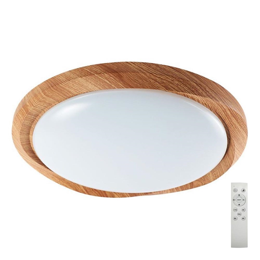 Dimbare LED plafondlamp LED/60W/230V 3000-6500K diameter 49 cm + afstandsbediening